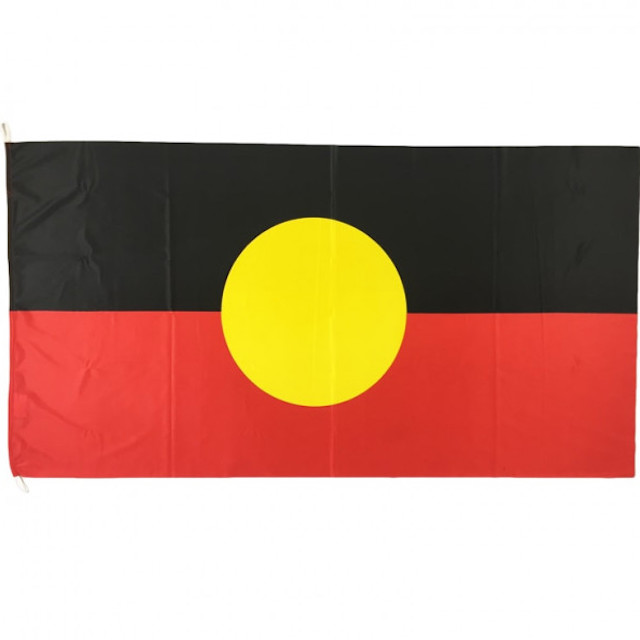FLAG, Aboriginal - Cotton Stitched 90 x 180cm